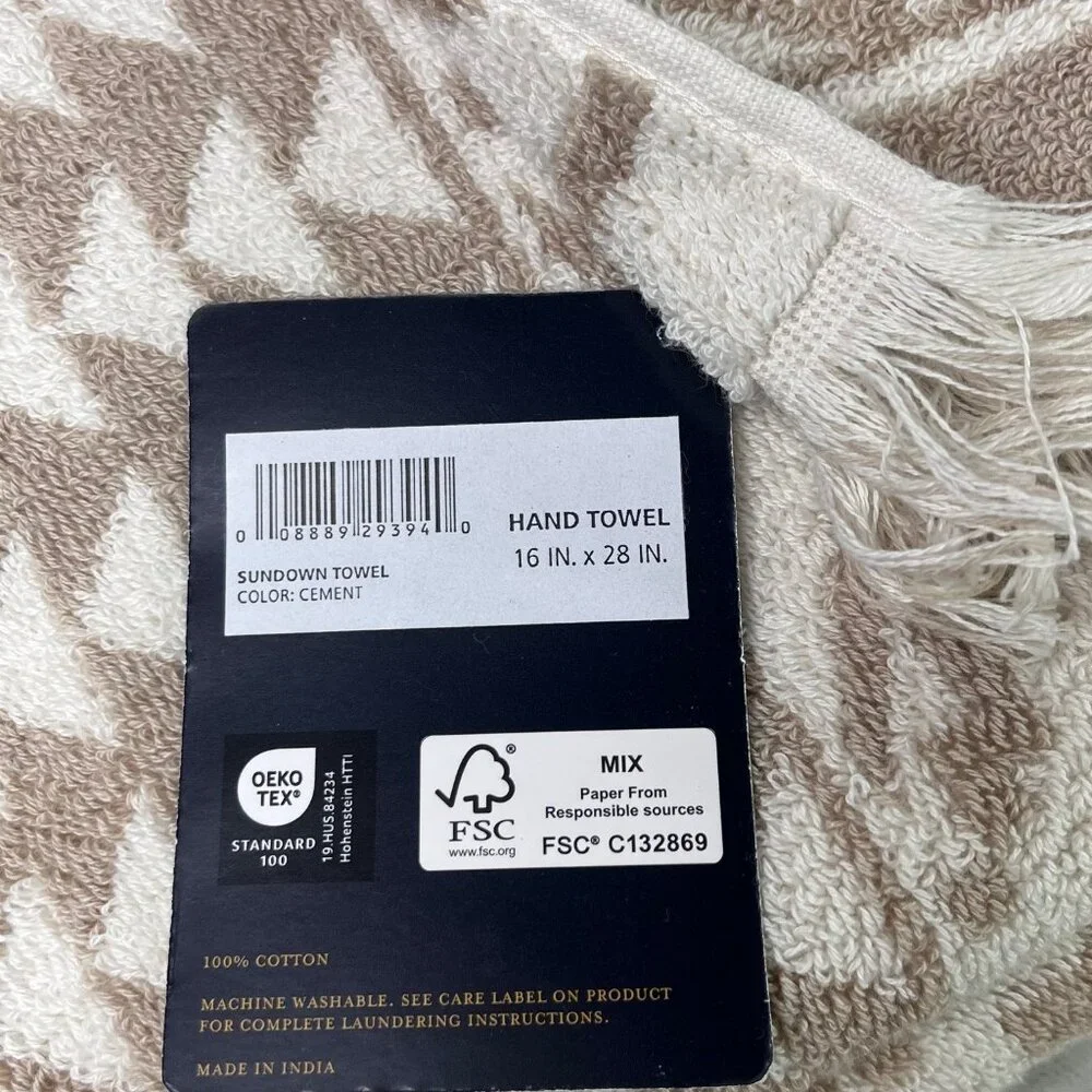 Pendleton 6 Piece Sundown Cement Bath Towels Set